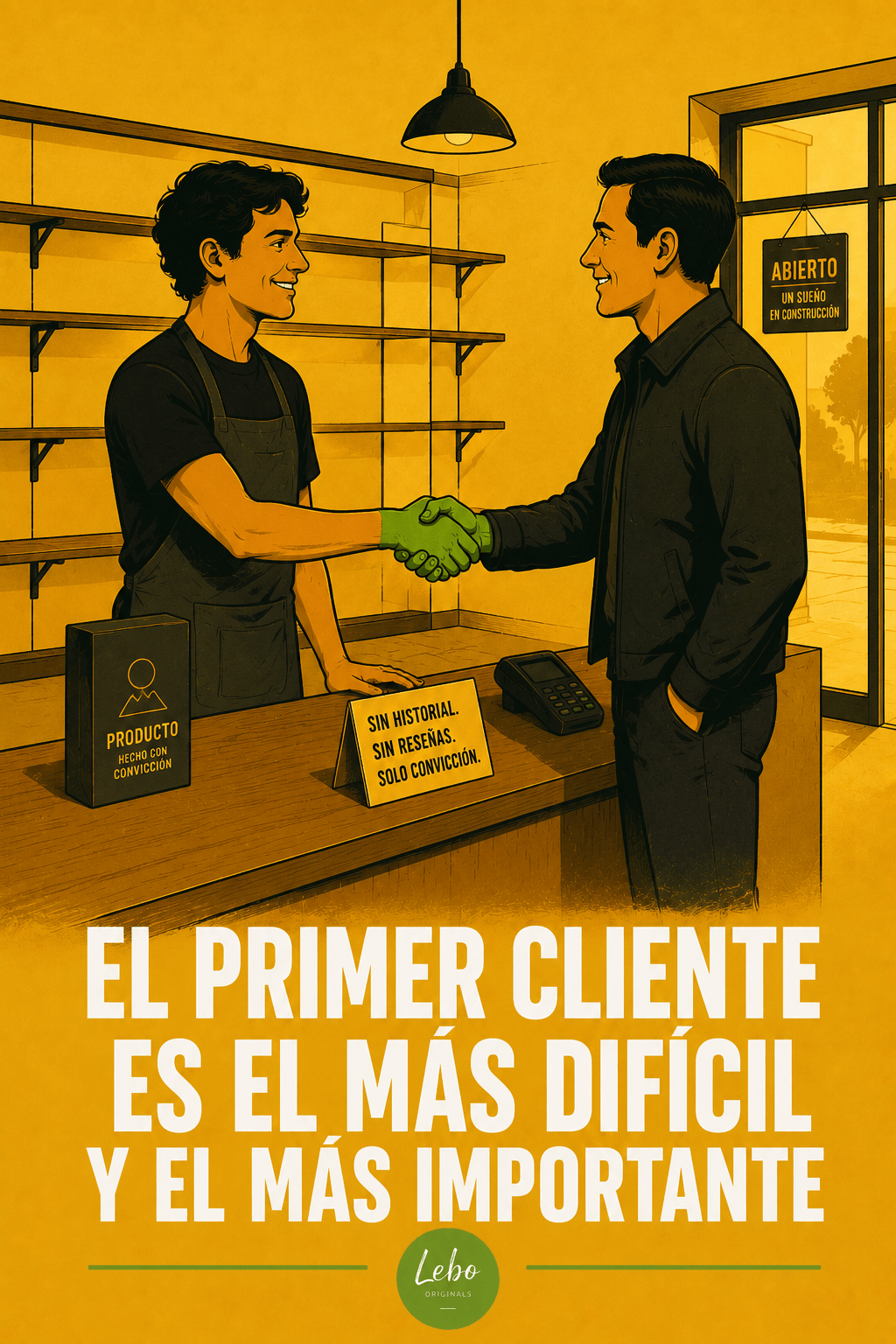 El primer cliente es el más difícil y el más importante