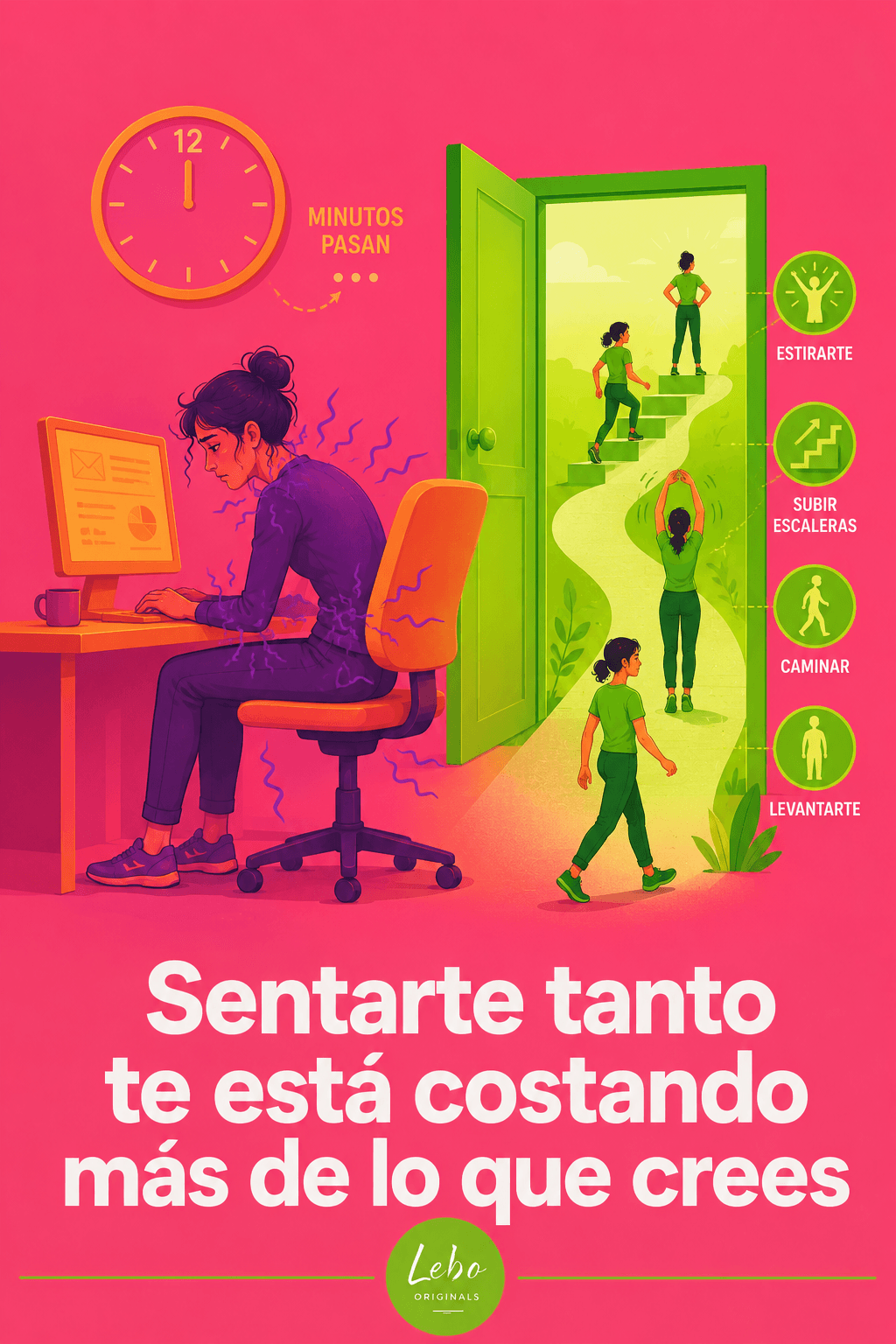 Sentarte tanto te está costando más de lo que crees
