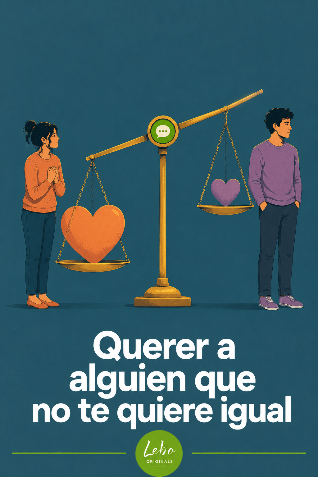 Querer a alguien que no te quiere igual