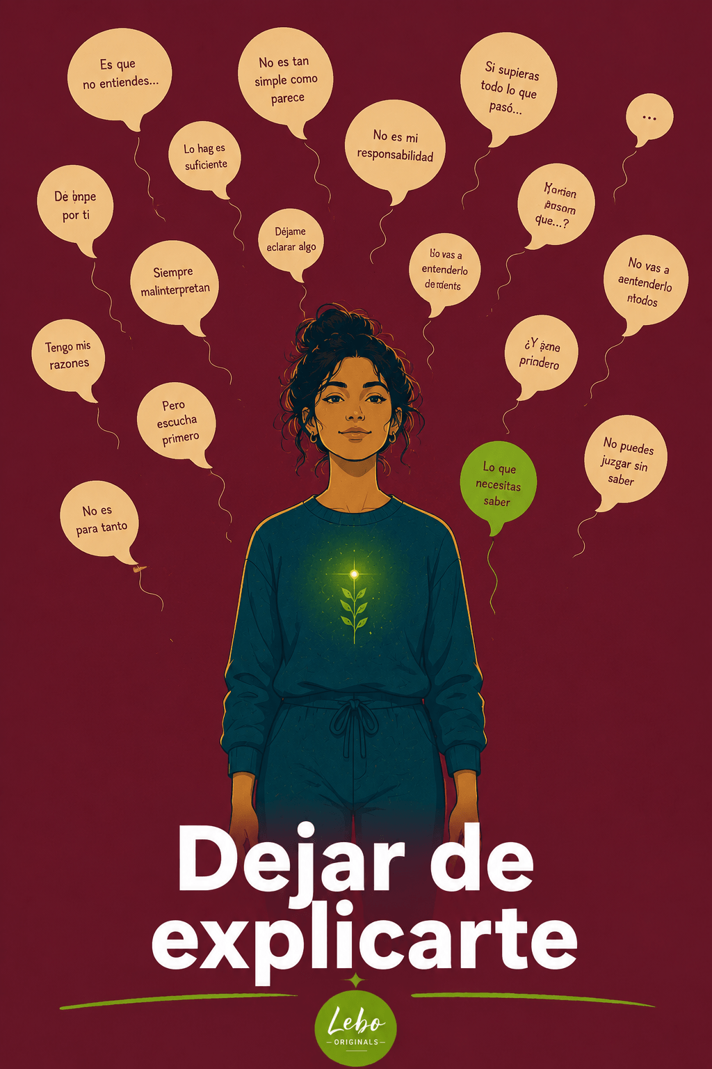 Dejar de explicarte