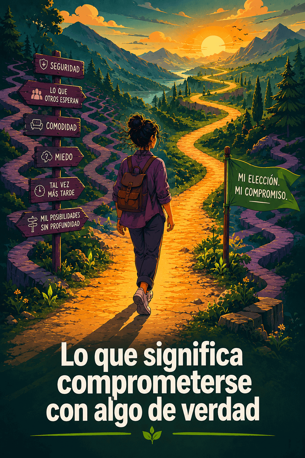 Lo que significa comprometerse con algo de verdad