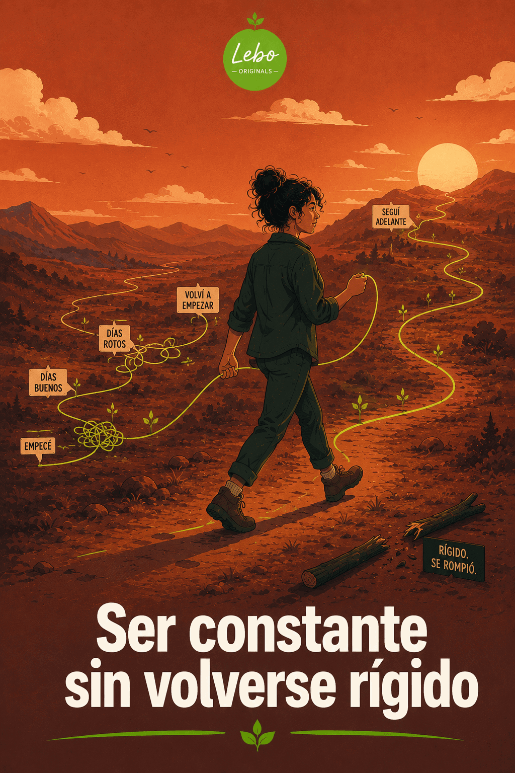 Ser constante sin volverse rígido